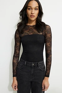 Justaucorps en dentelle Skylar