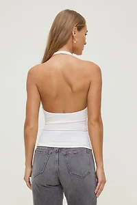 Front Drape Halter Top