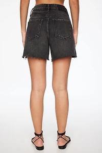 Short droit en denim Justina