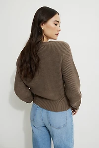 Stephanie Cinched Waist Sweater