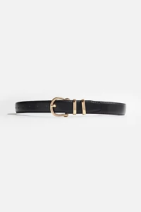 Classic Faux Leather Belt