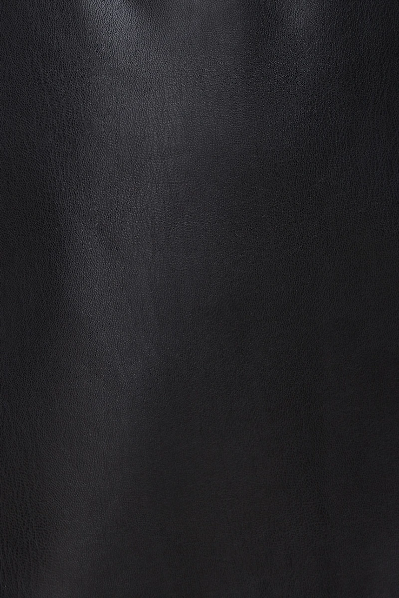 Stacie Faux Leather Mini Skort