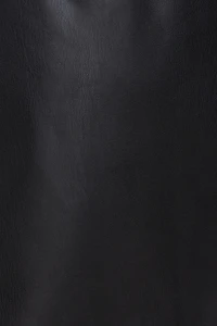 Stacie Faux Leather Mini Skort