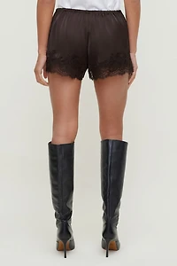 Lace Satin Shorts
