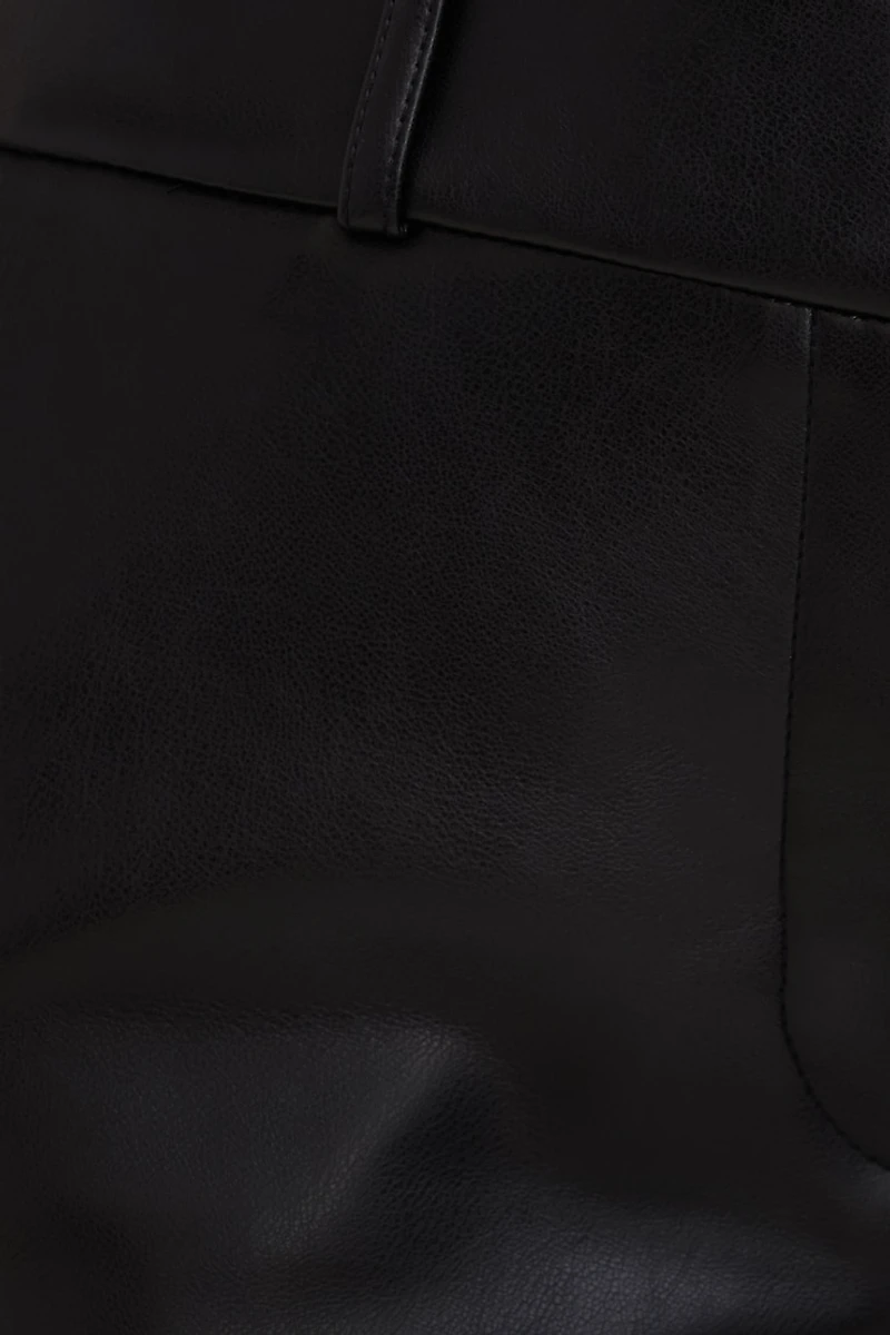 Camelia Straight Leg Faux Leather Pants
