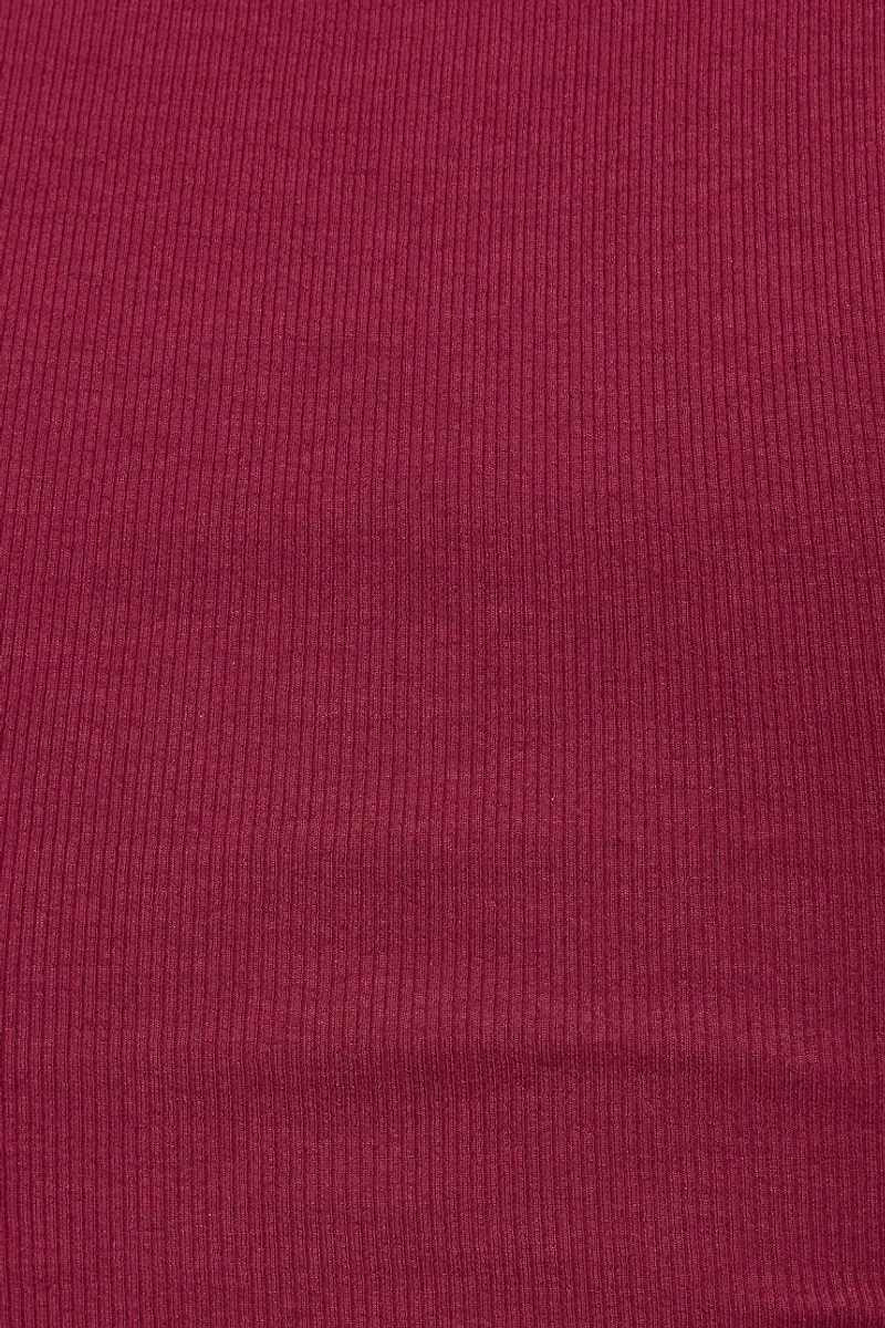 Scoop Neck Ribbed Tank Top