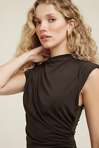 Minirobe à épaule froncée Sculpt