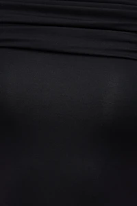 Haut à manches longues et épaules dégagées