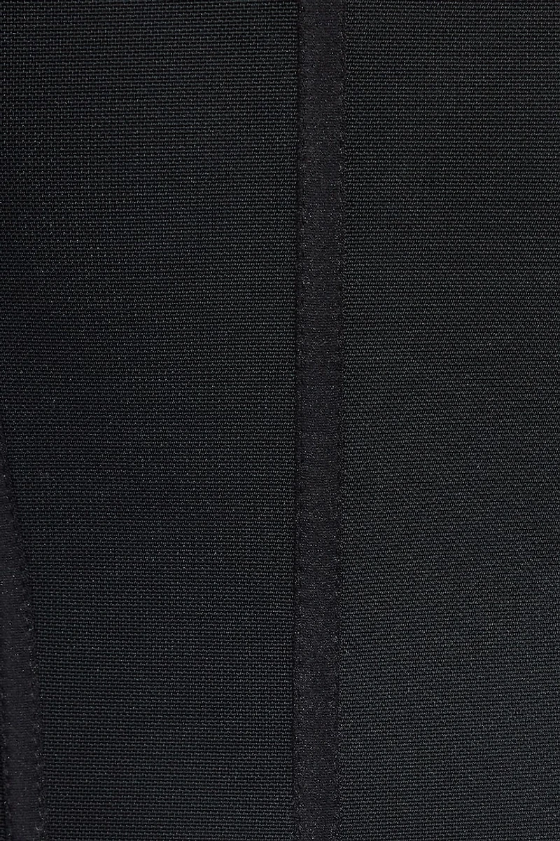 Plunge Halter Mesh Corset Top