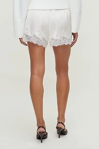 Lace Satin Shorts