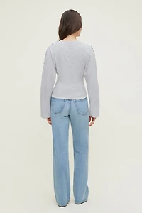 Striped Dolman Heavy Cotton Top