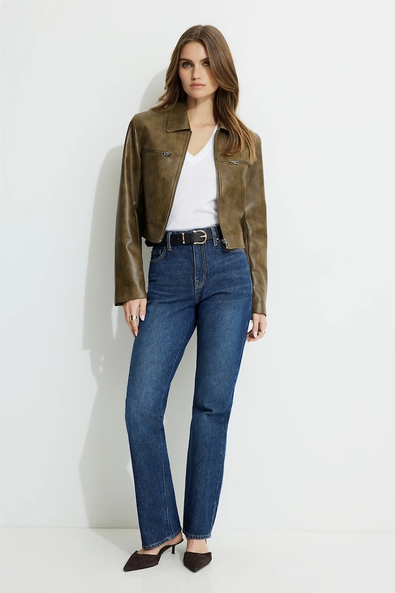 T-shirt essentiel en coton à col V