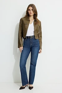 T-shirt essentiel en coton à col V