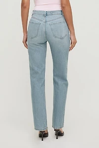 Jean confo à taille haute et jambe droite Olivia