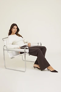 Pantalon épuré à jambe large