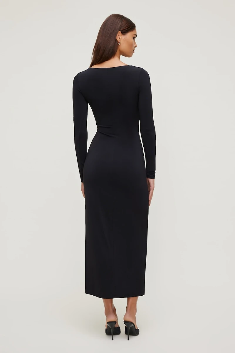 Sculpt Ruched Maxi Dress