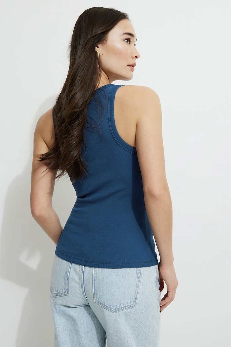Rio Ribbed Tank Top