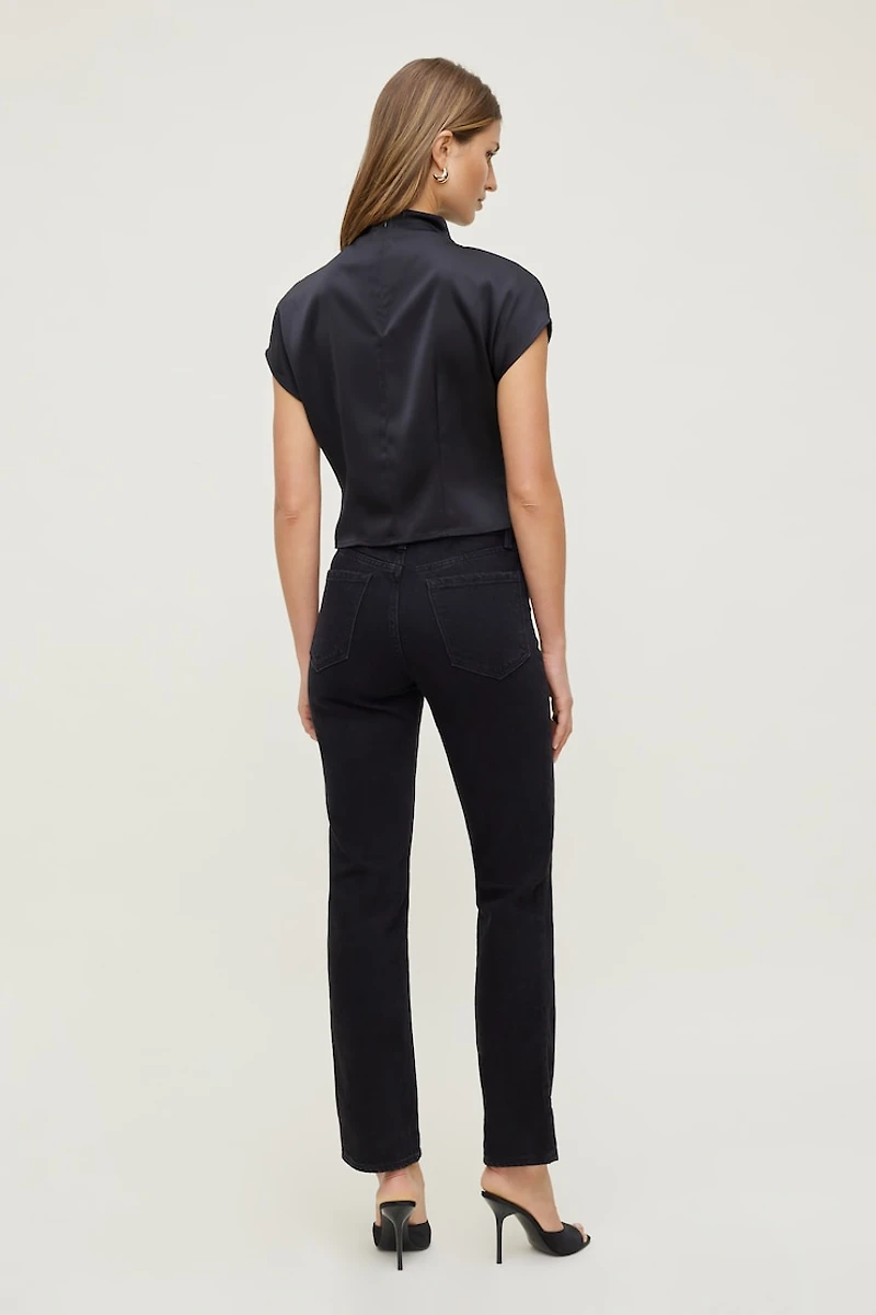 Frenchie High Rise Slim Leg Jeans