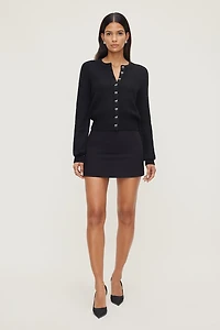 Cardigan à boutons en boucles Rebecca