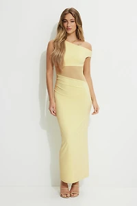 Sheer Sculpt Maxi Dress