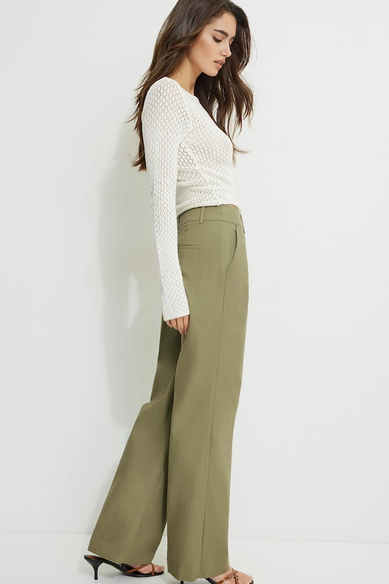 Clean Straight Leg Pants