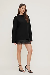 Chandail surdimensionné à col rond