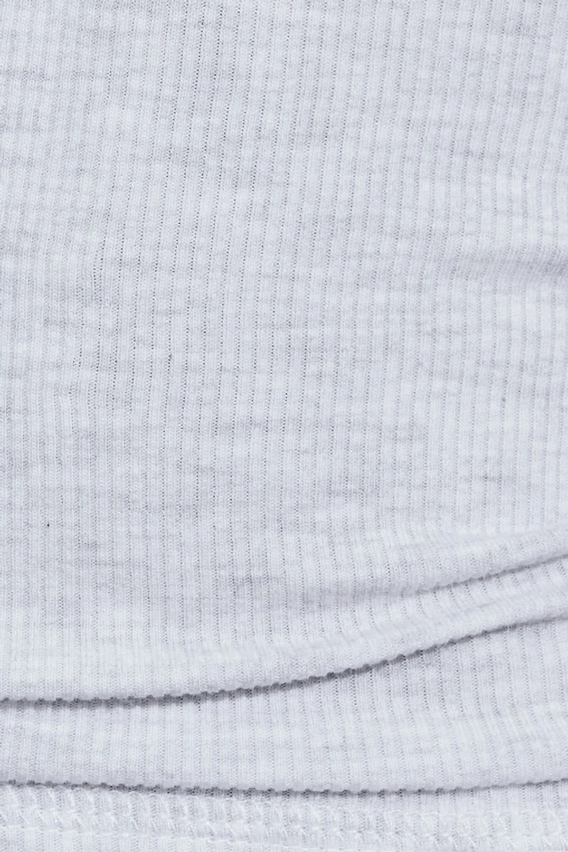 Ribbed Crewneck T-Shirt