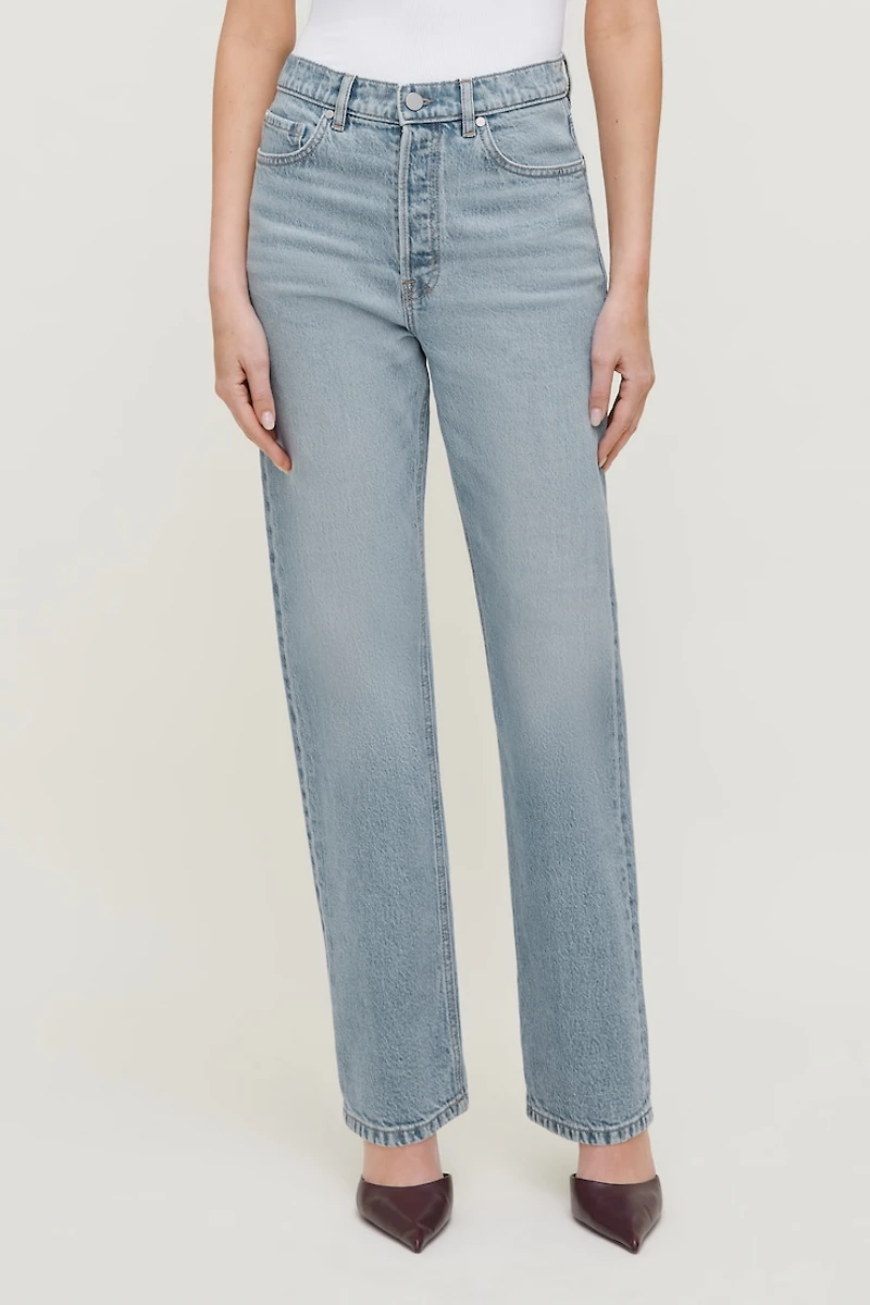 Olivia Comfort High Rise Straight Leg Jeans