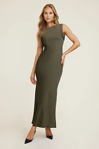 Nora Satin Maxi Slip Dress