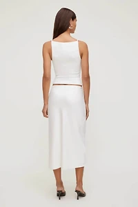 Sculpt Strappy Boat Neck Tank Top