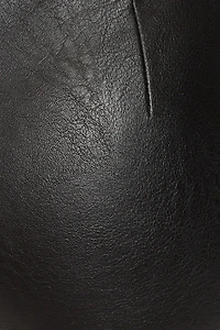 Faux Leather Micro Shorts