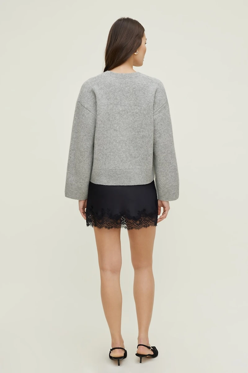 Cardigan décontracté à col en V