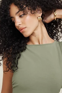 Minirobe froncée en jersey Katia