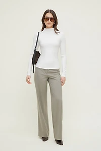 Mock Neck Long Sleeve Top