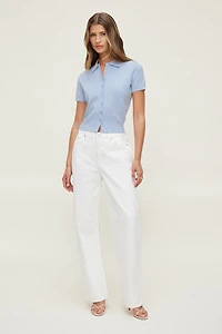 Mika Mid Rise Relaxed Straight Leg Jeans