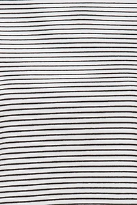 T-shirt quotidien rayé en coton épais