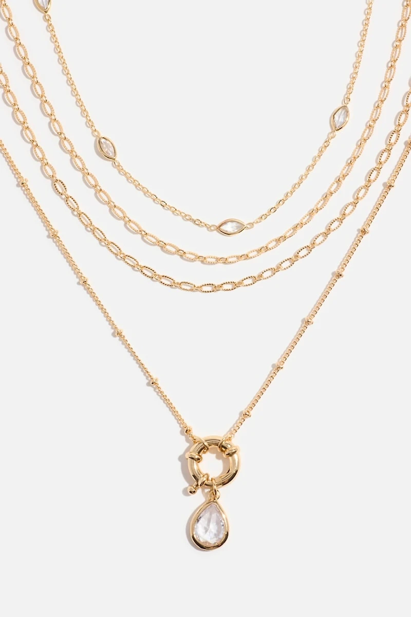 4-Pack Teardrop Necklaces