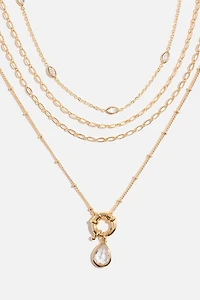 4-Pack Teardrop Necklaces