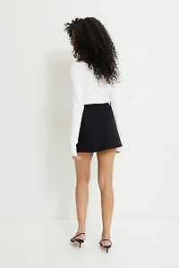 Linen Mini Skirt