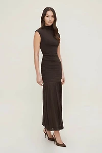 Sculpt Mix Media Mermaid Maxi Dress