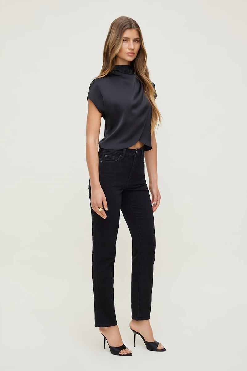 Frenchie High Rise Slim Leg Jeans