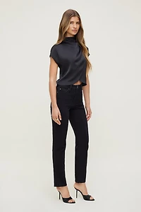 Frenchie High Rise Slim Leg Jeans
