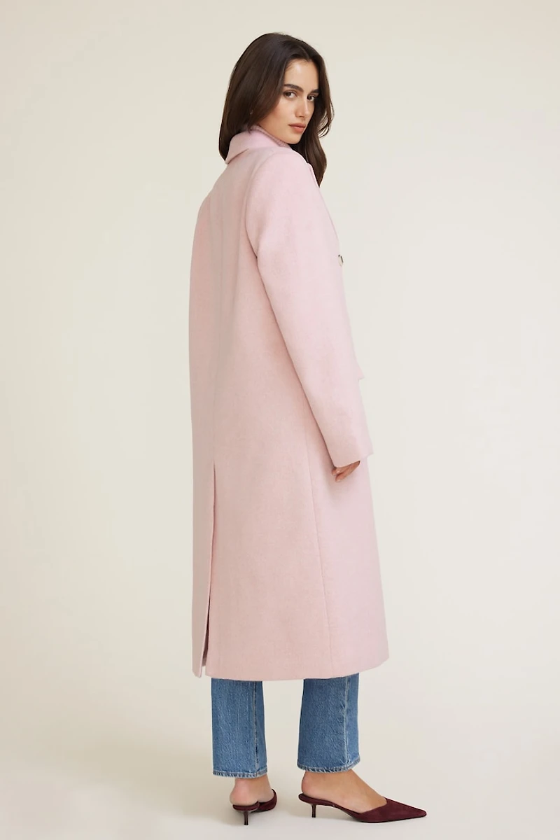 Oversized Double Breasted Wool Coat
