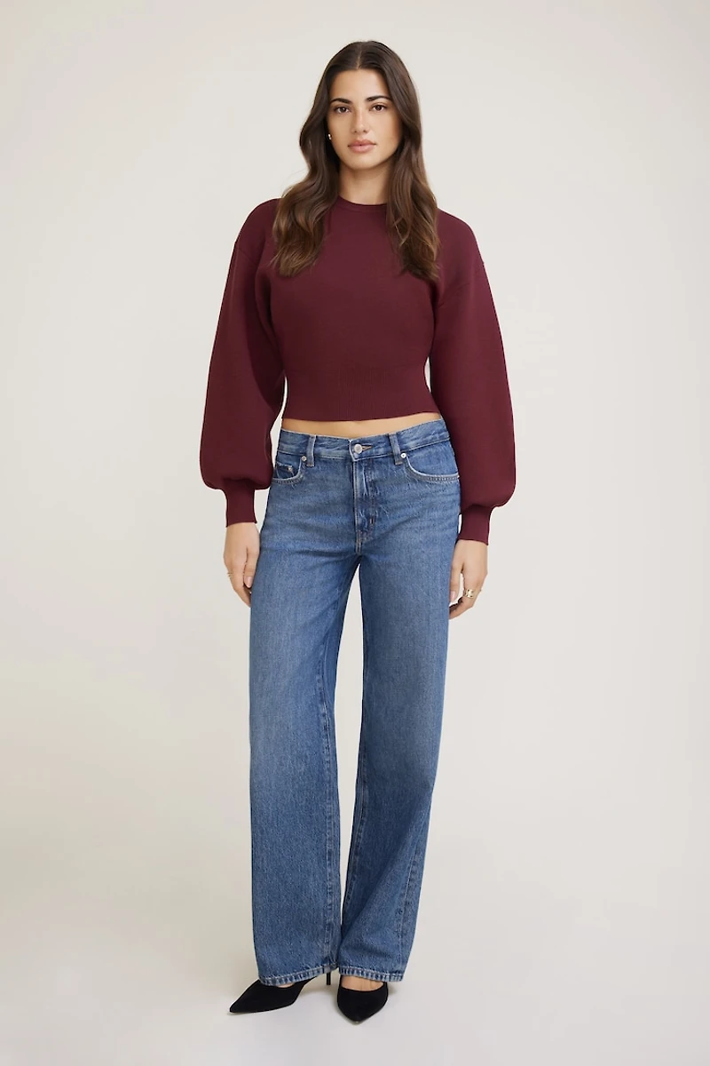 Balloon Sleeve Sweater