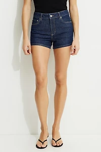 Claudia High Rise Mom Denim Shorts