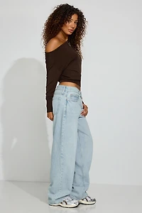 Low Rise Baggy Jeans