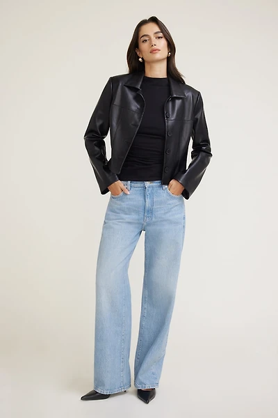 Sydney Mid Rise Baggy Fit Jeans