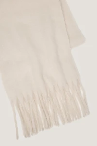Foulard surdimensionné avec franges