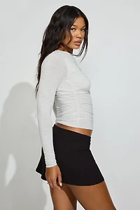 Paris Micro Skort With Slit