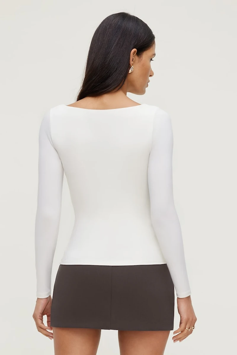 Nola Sculpt Long Sleeve Top